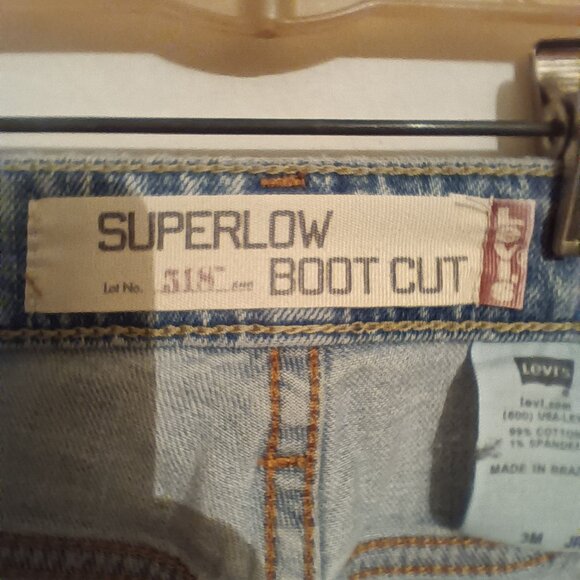 Levi’s Jeans Super Boot Cut Size Med JR - Picture 9 of 9